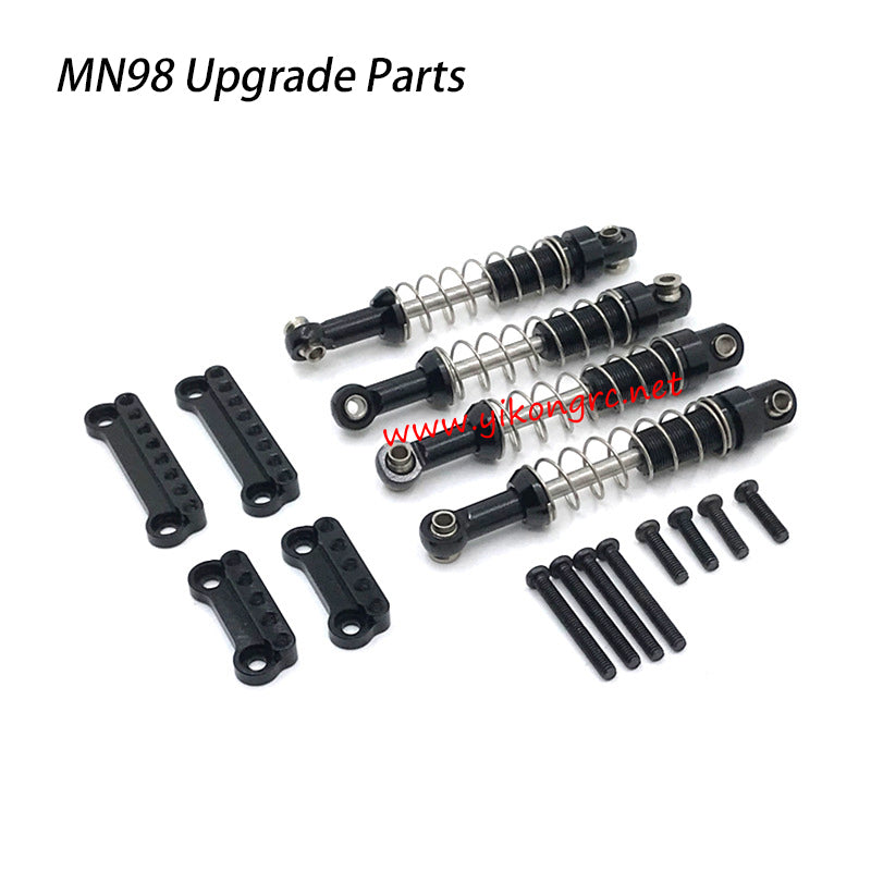 MN Model MN-98 Upgrades Shock absorber shock absorber bracket black 4pcs