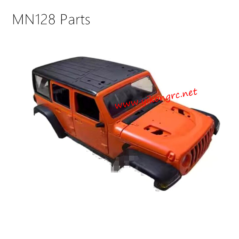 MN Model MN128 Parts Car Shell kit Orange