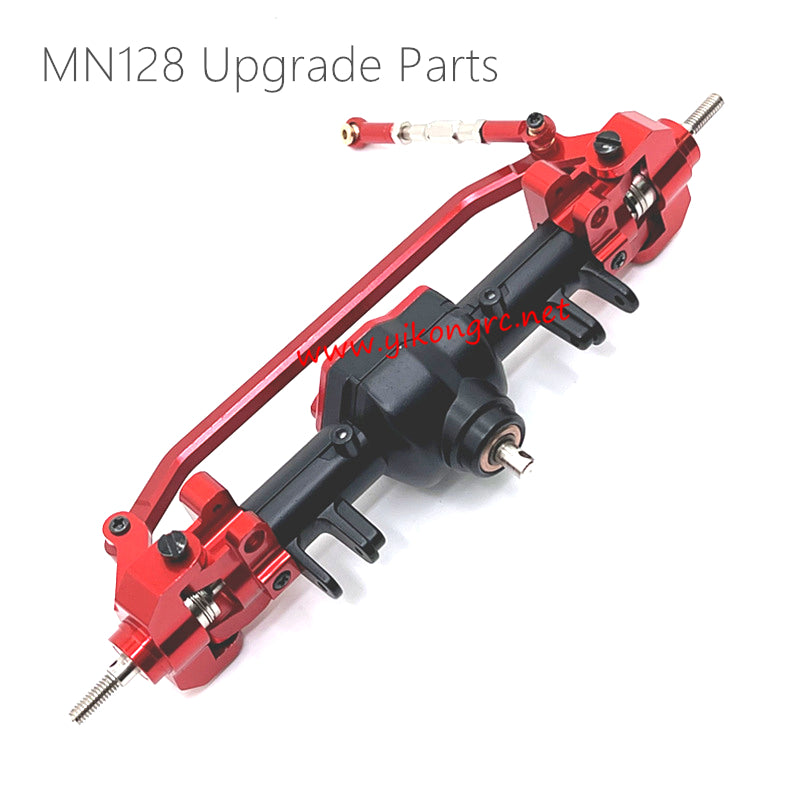 MN Model MN128 Upgrades Front Axle Assembly red black