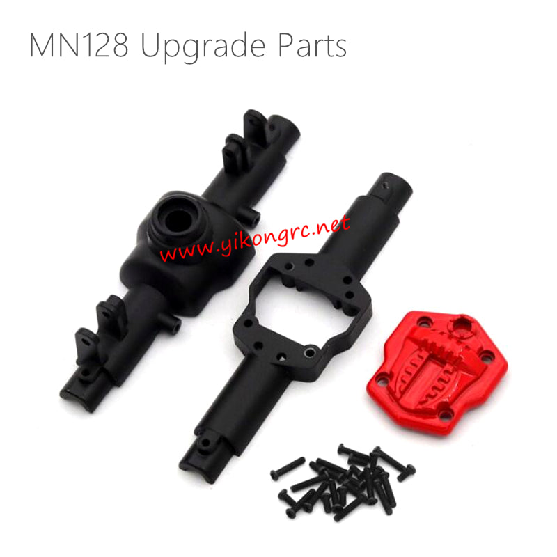 MN Model MN128 Upgrades Front / Rear Axle Assembly Shell black