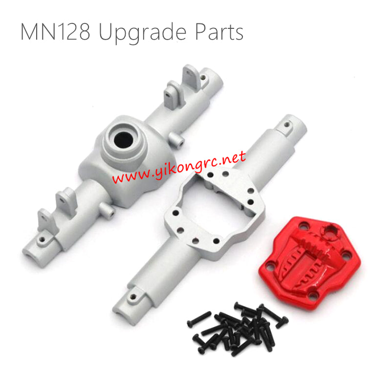 MN Model MN128 Upgrades Front / Rear Axle Assembly Shell silver