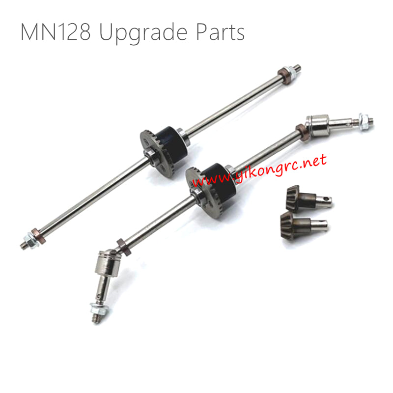 MN Model MN128 Upgrades Front and Rear Axle Shaft, Differential