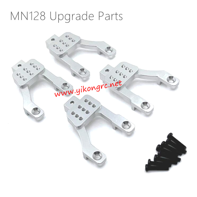 MN Model MN128 Upgrades Front and Rear Shock Absorber Bracket silver