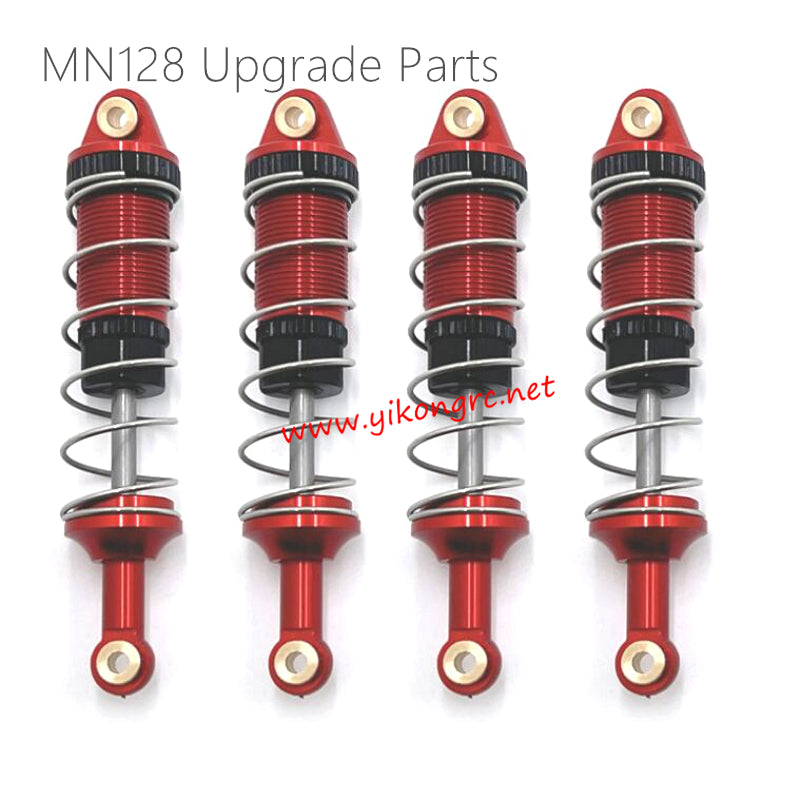 MN Model MN128 Upgrades Hydraulic Shock Absorber red