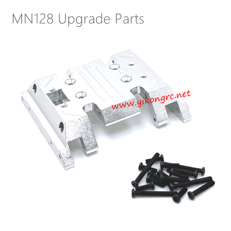 MN Model MN128 Upgrades Middle Gearbox Bottom Plate silver