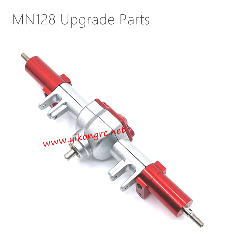 MN Model MN128 Upgrades Rear Axle Assembly red silver