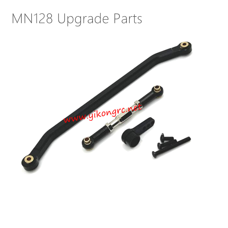 MN Model MN128 Upgrades Steering Tie Rod, Servo Arm Black