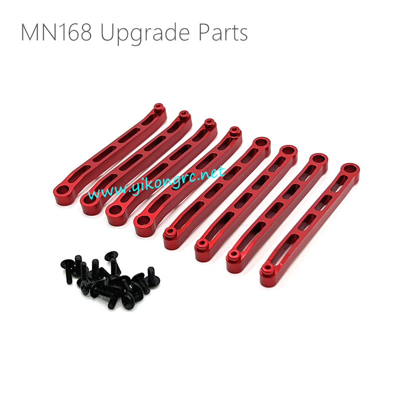 MN Model MN168 Upgrade Parts Fixed tie rods Red