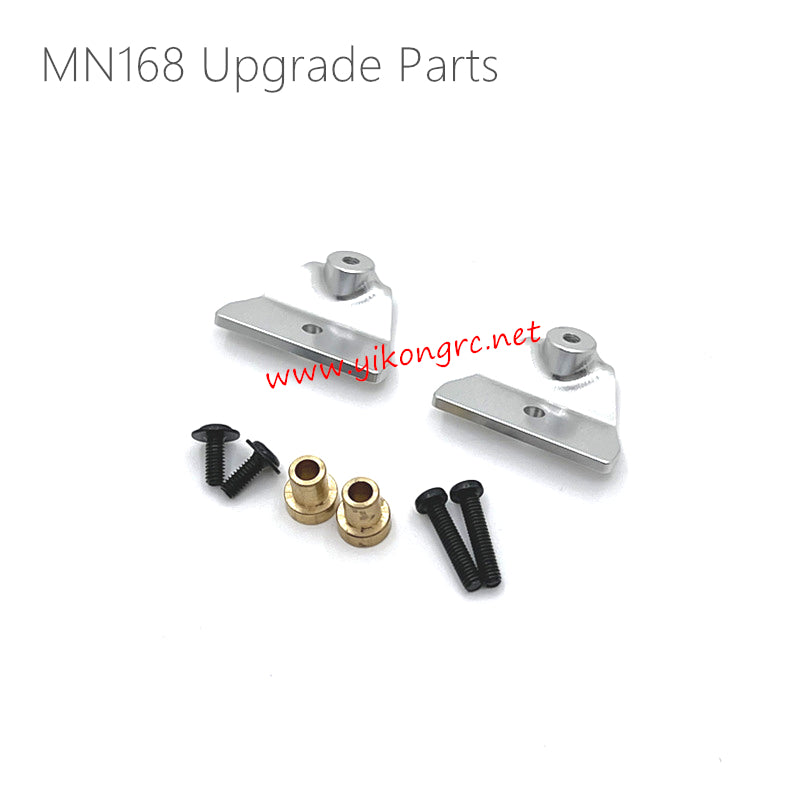 MN Model MN168 Upgrade Parts Front Shock mounts Silver