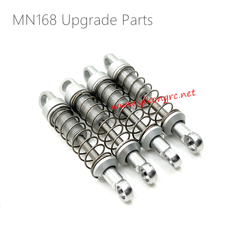 MN Model MN168 Upgrade Parts Front and rear external spring shocks silver