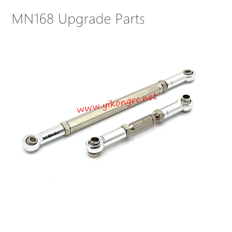 MN Model MN168 Upgrade Parts Front axle steering tie rod Silver