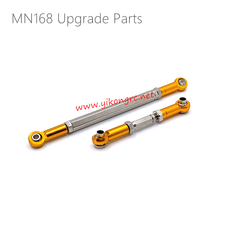 MN Model MN168 Upgrade Parts Front axle steering tie rod Yellow