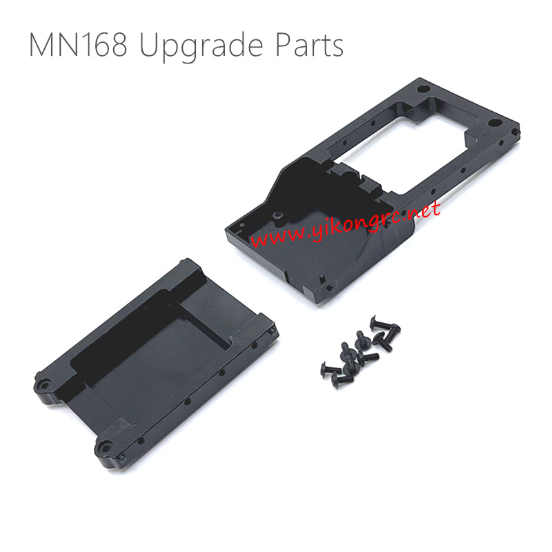 MN Model MN168 Upgrade Parts Front compartment and Tail beam Black