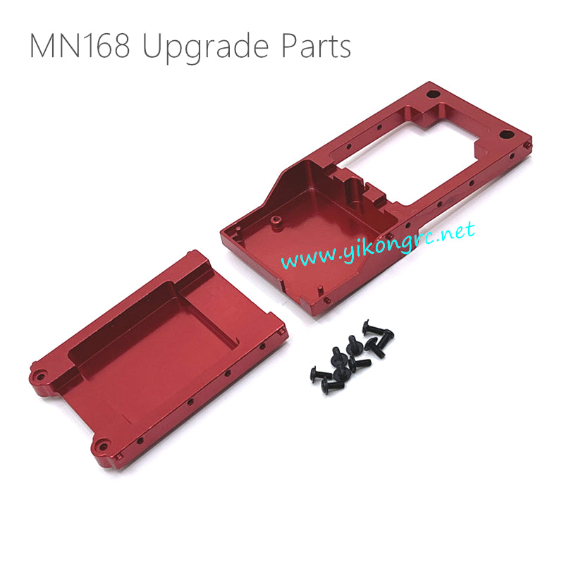 MN Model MN168 Upgrade Parts Front compartment and Tail beam Red