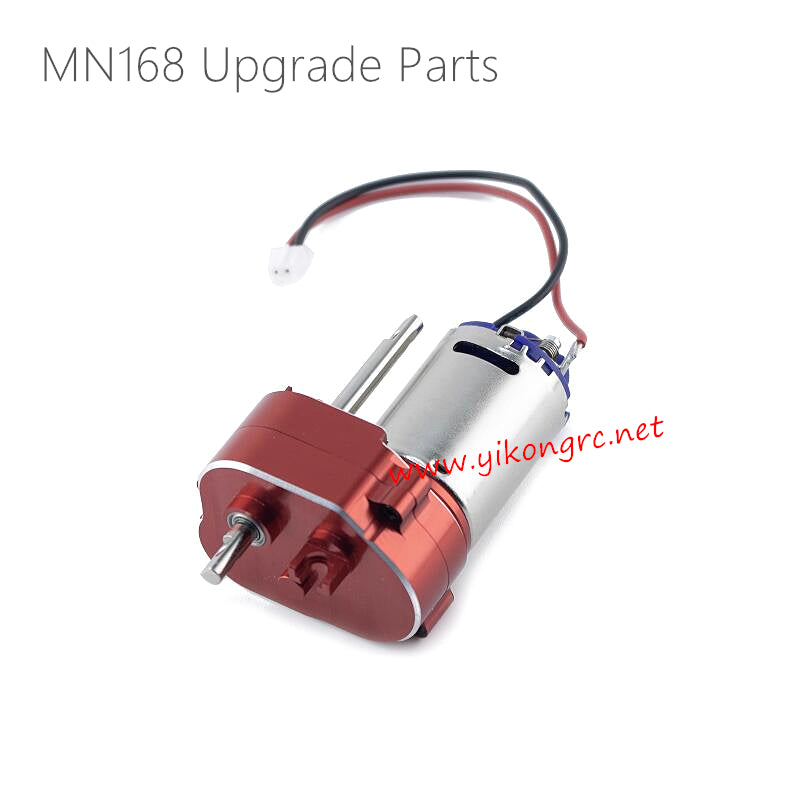 MN Model MN168 Upgrade Parts Metal Gearbox With 370 Motor red