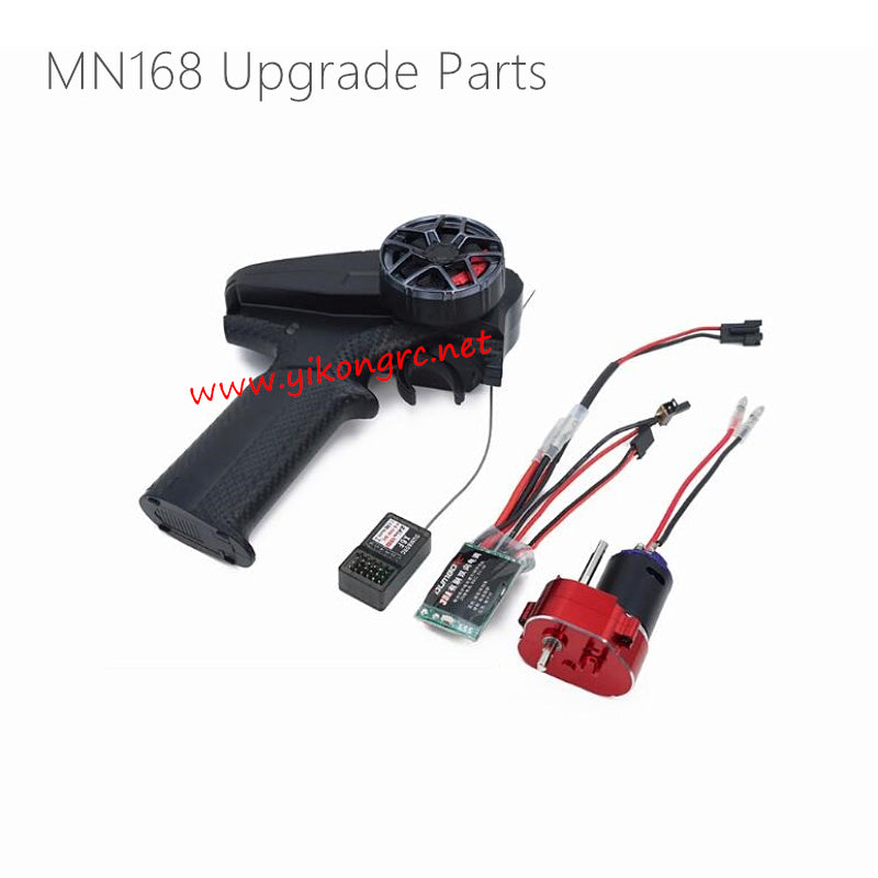 MN Model MN168 Upgrades X6PM X6F ESC and 370 Motor Kit black