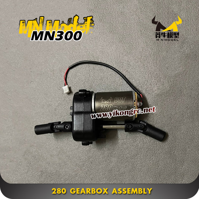 MN Model MN300 RC Car Parts 280 Motor Gearbox Assembly