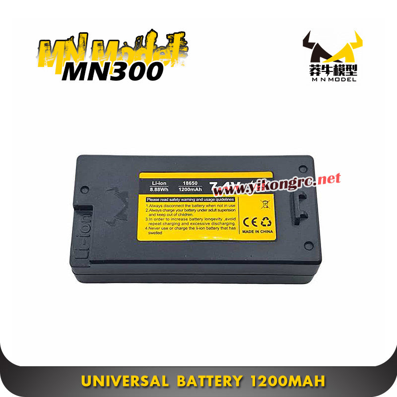 MN Model MN300 RC Crawler Parts 1200mAh Battery 2