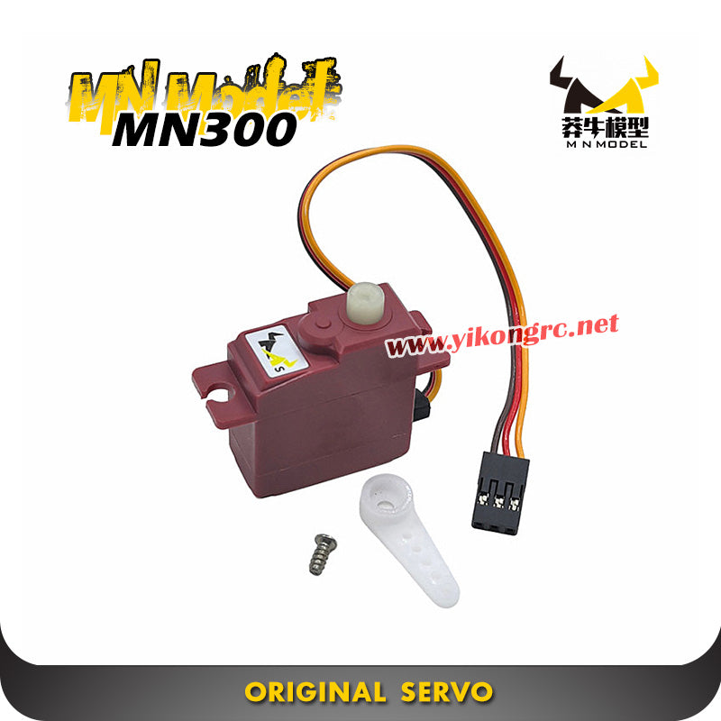 MN Model MN300 RC Crawler Parts 17g Steering Servo with Servo Arm