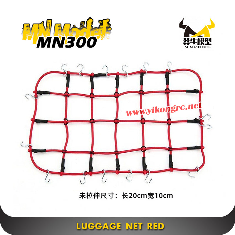 MN Model MN300 RC Crawler Upgrade Parts Luggage Net red