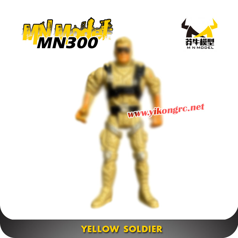 MN Model MN300 RC Crawler Upgrade Parts Soldier yellow