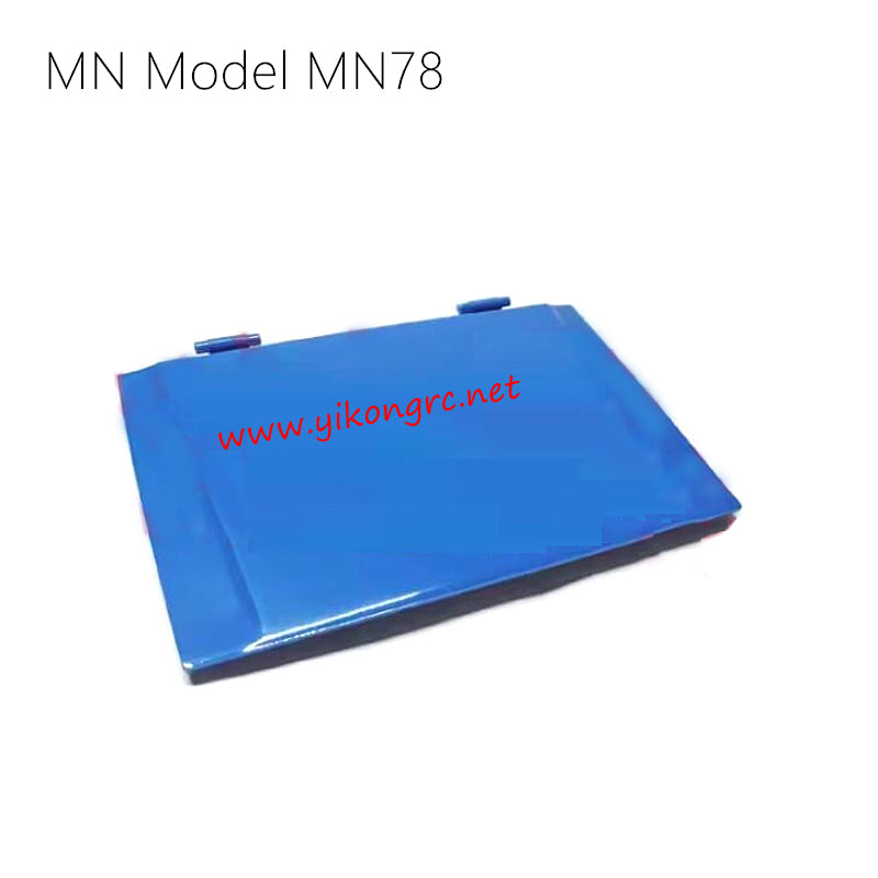 MN Model MN78 RC Crawler Parts Bonnet blue