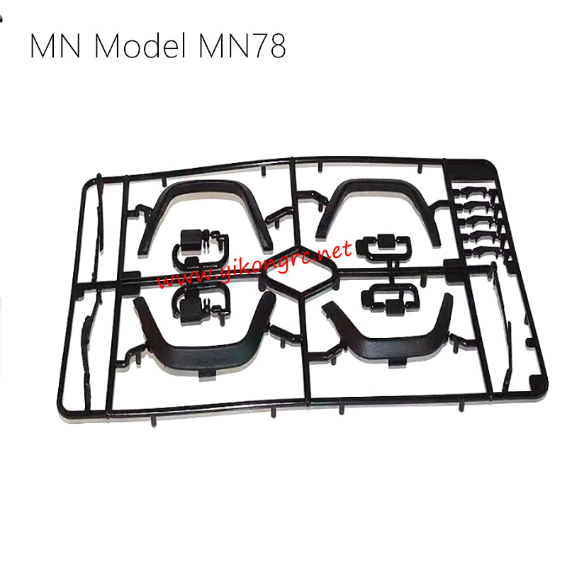 MN Model MN78 RC Crawler Parts Headlight Trim
