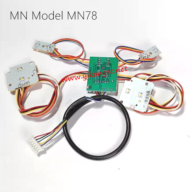 MN Model MN78 RC Crawler Parts Light Assembly