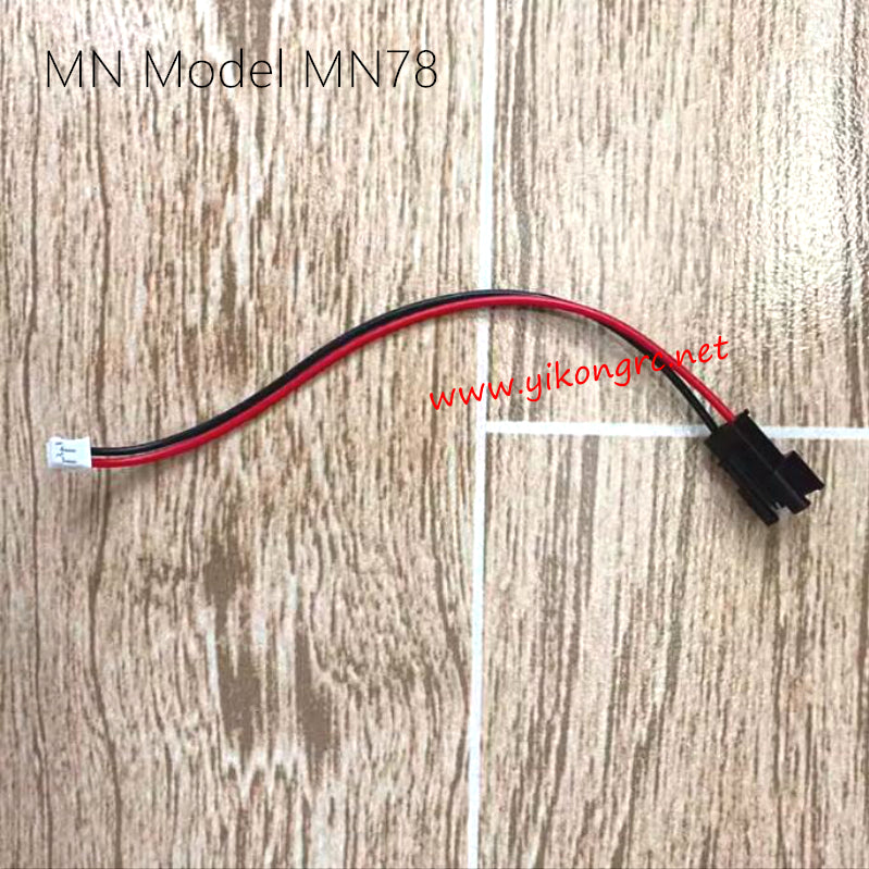 MN Model MN78 RC Crawler Parts Power Cord