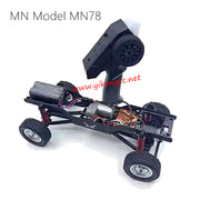 C: Includes servo battery motor PCB and remote