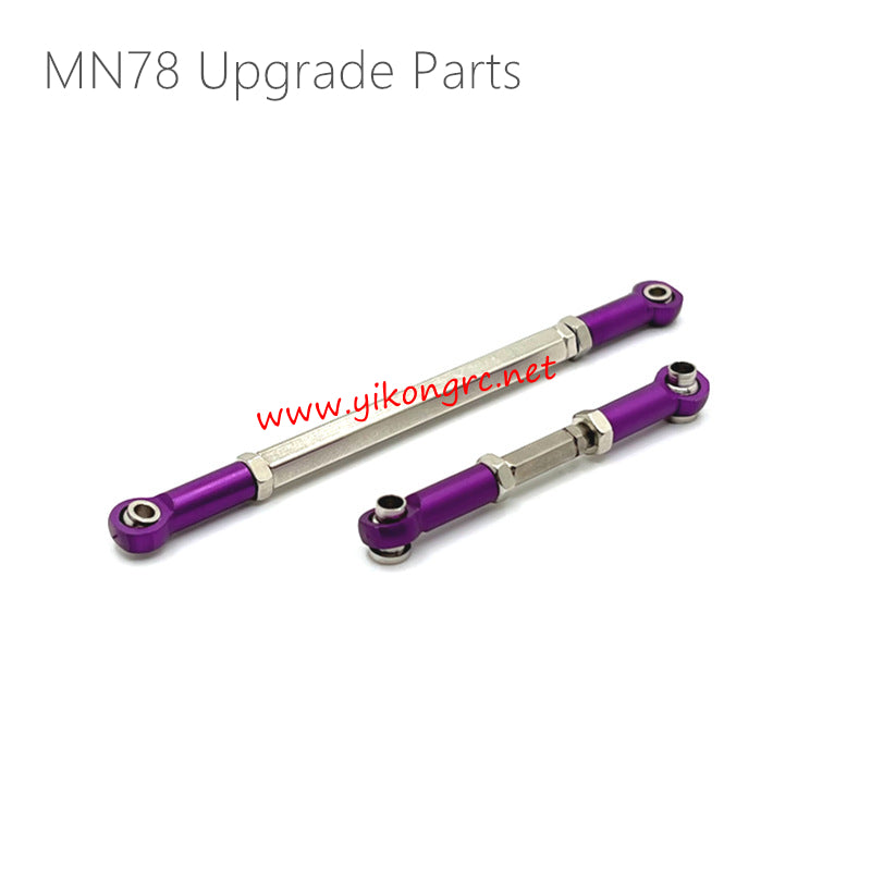 MN Model MN78 Upgrade Parts Front Axle Steering Tie Rod purple