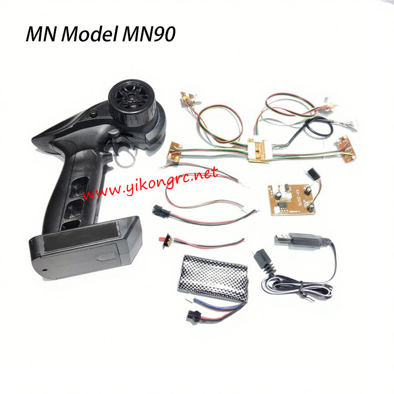MN Model MN90 Parts Remote control and lamp set 