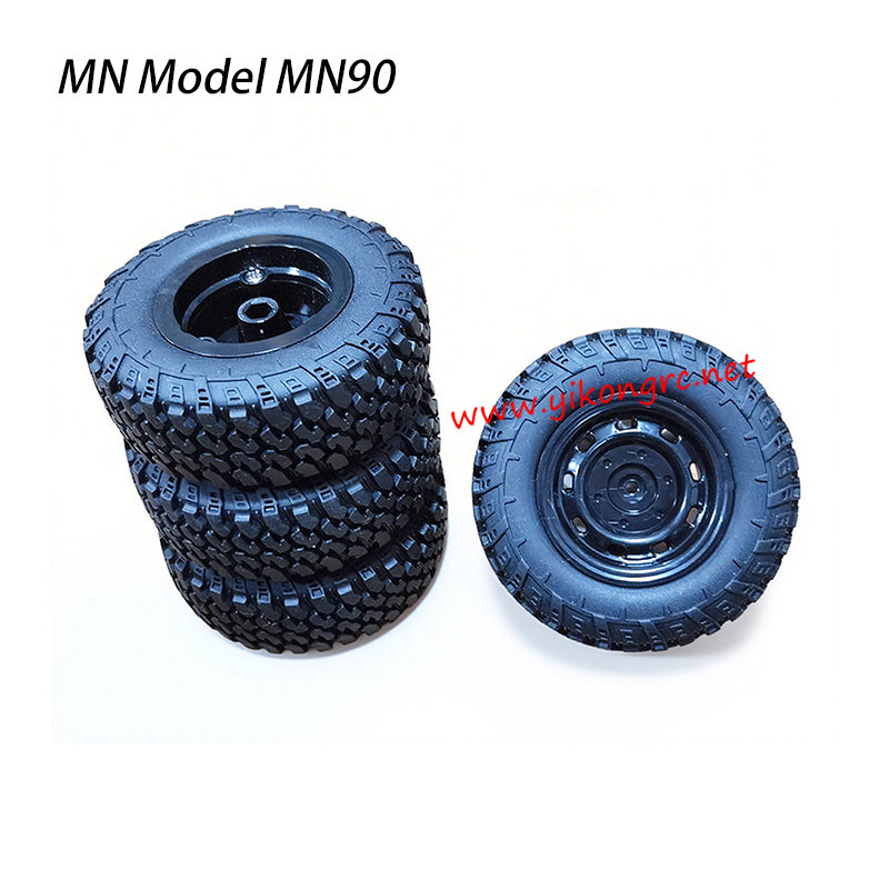 MN Model MN90 Parts Universal Anti-Puncture Tires black