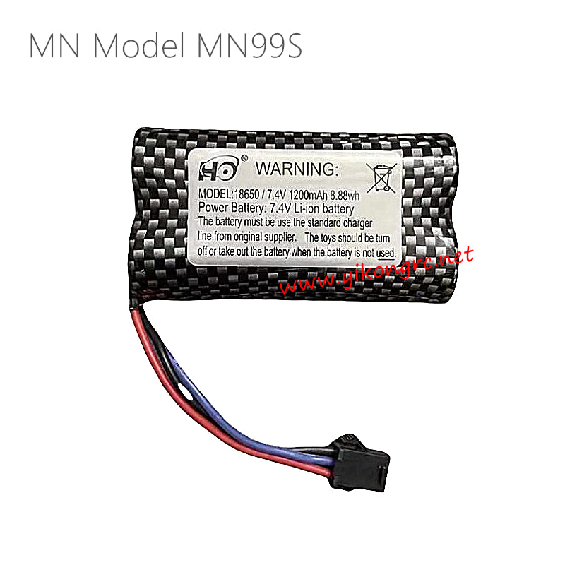 MN Model MN99S Parts 7.4V 1200mAh Battery