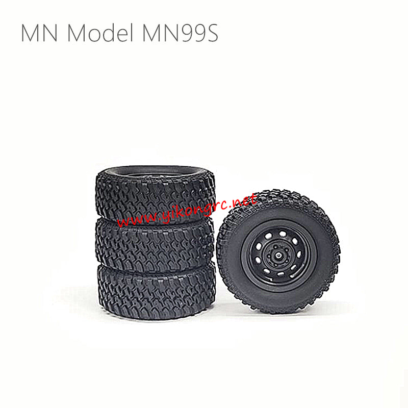 MN Model MN99S Parts Tires Assembly Black