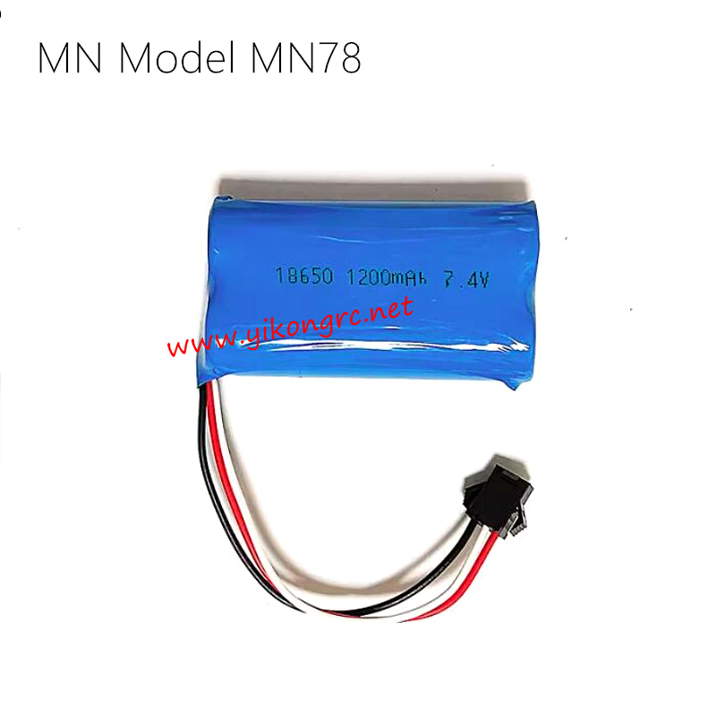 MN Model MN 78 Parts 7.4V 1200mAh Battery