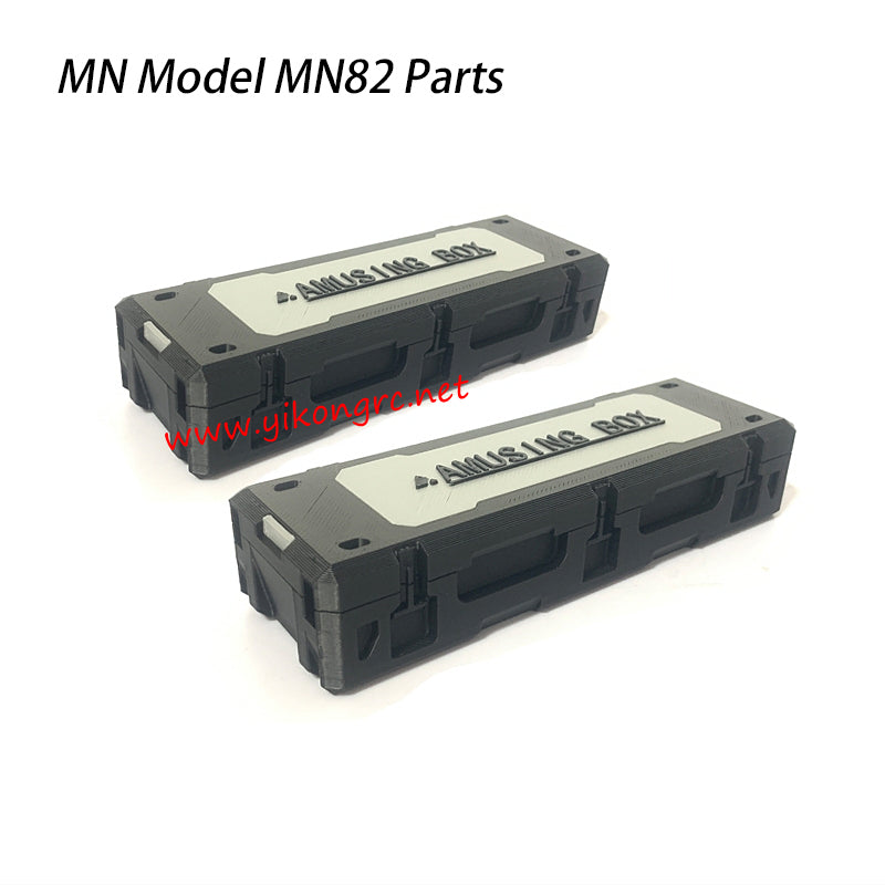 MN Model MN 82 Parts Simulated luggage box black 2pcs