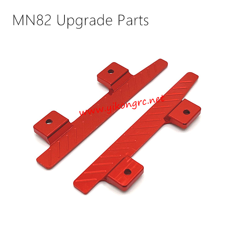 MN Model MN 82 Upgrades Left and right foot pedals red