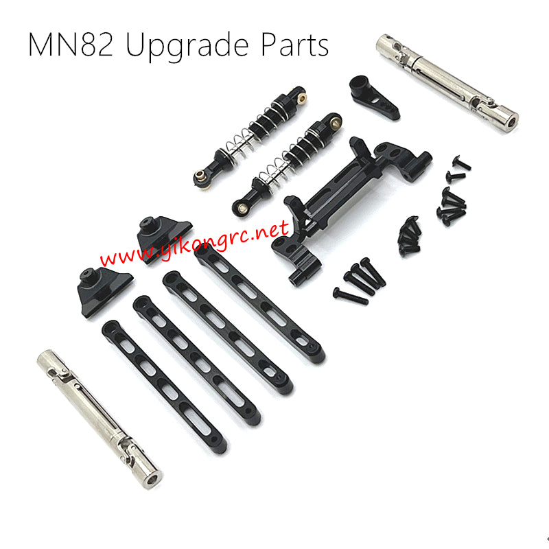 MN Model MN 82 Upgrades Metal connect Rods and Shocks kit black