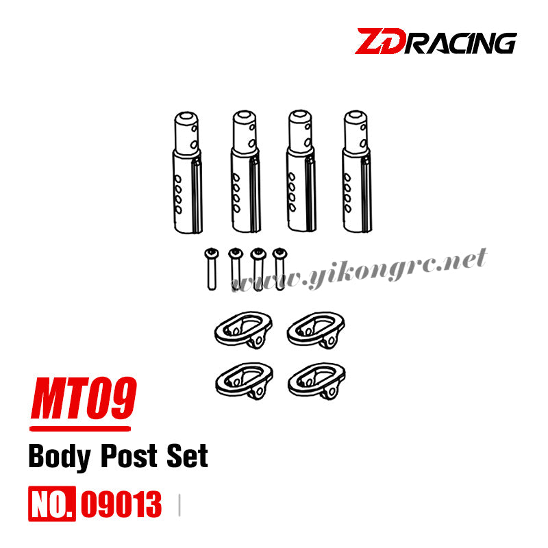 ZD Racing MT09 RC Truck Parts 09013 Body Post Set