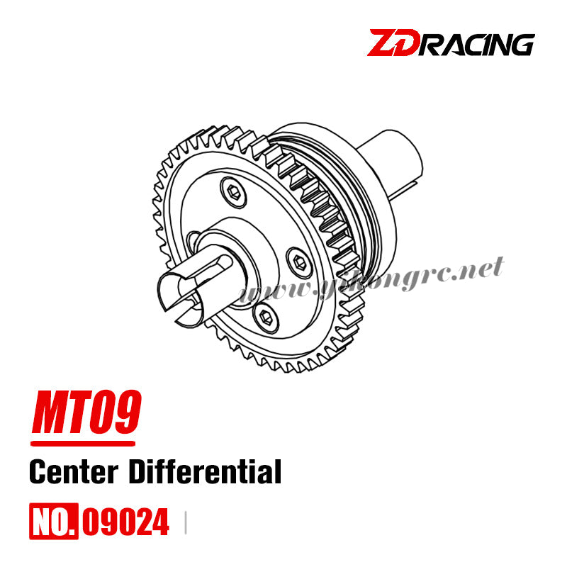 ZD Racing MT09 RC Car Parts 09024 Center Differential