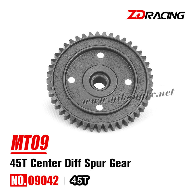ZD Racing MT09 RC Car Parts 09042 45T Center Diff Spur Gear