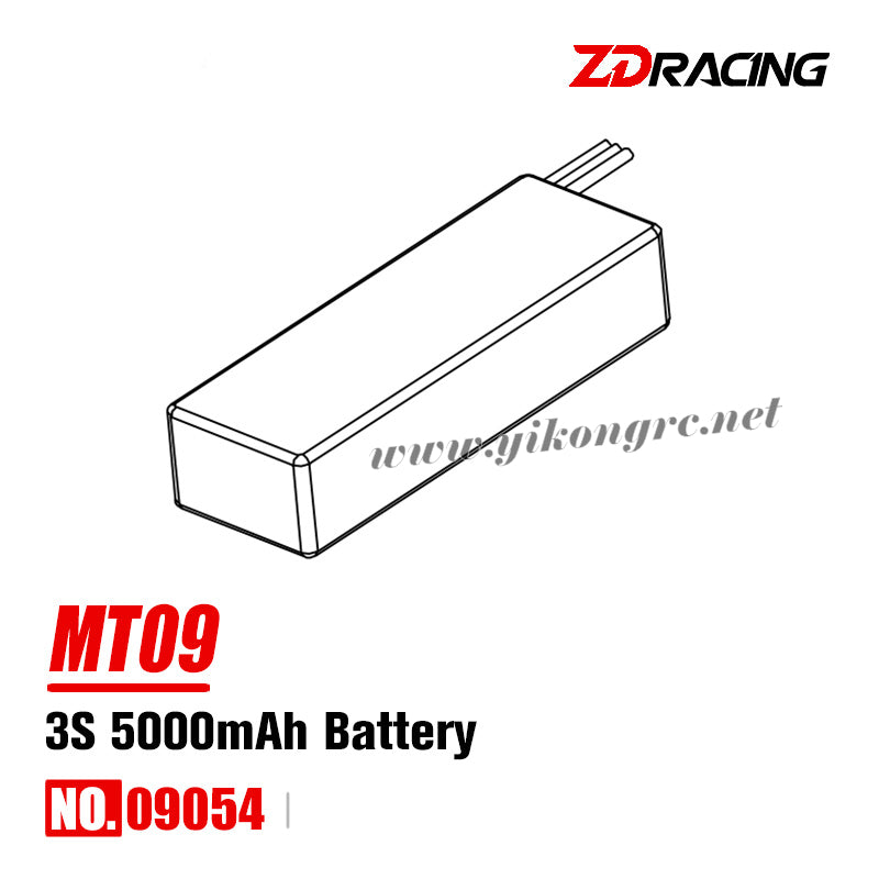 ZD Racing DBX09 (MT09) Parts 09054 3S 5000mAh Battery