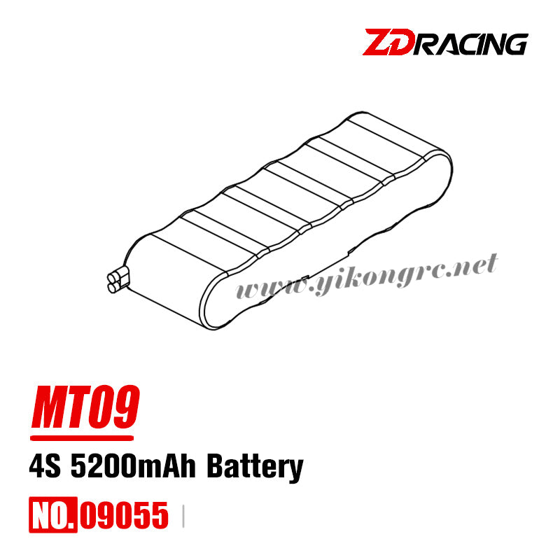 ZD Racing DBX09 (MT09) Parts 09055 4S 5200mAh Battery