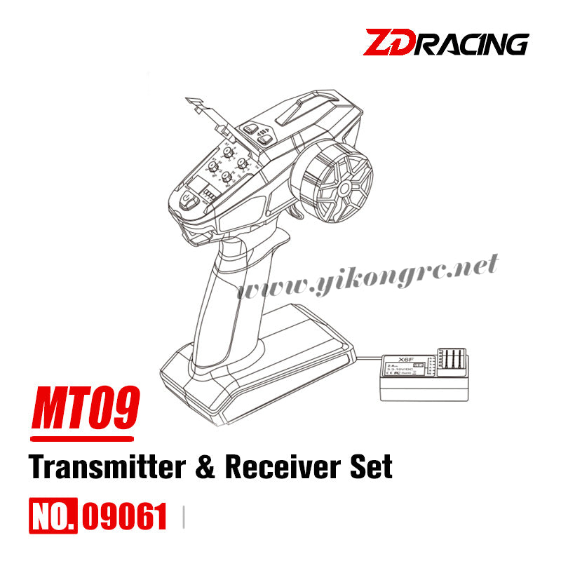 ZD Racing DBX09 (MT09) Parts 09061 Transmitter & Receiver Set