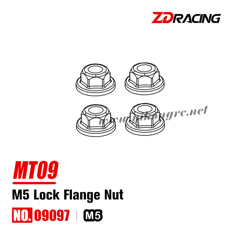 ZD Racing DBX09 (MT09) Parts 09097 Nut