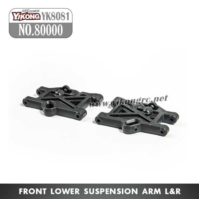 YIKONG YK8081 DF8 RC Car Parts Front Lower Suspension Arm L&R 80000