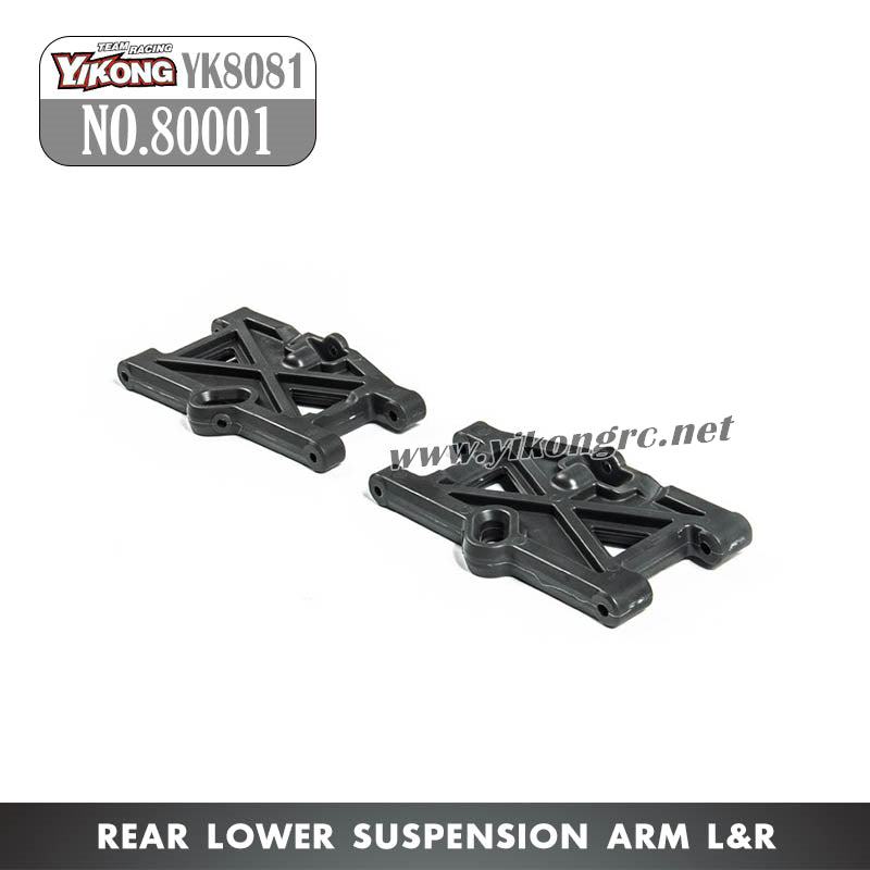 YIKONG YK8081 DF8 RC Car Parts Rear Lower Suspension Arm L&R 80001