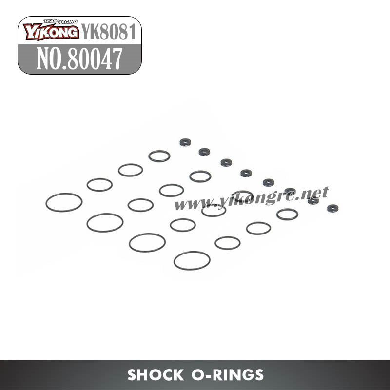 YIKONG YK8081 DF8 RC Car Parts Shock O-rings 80047