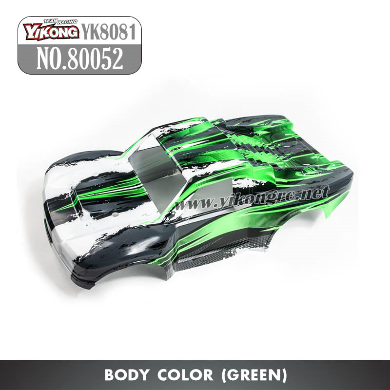 YIKONG YK8081 DF8 RC Car Parts Body Shell Green 80052